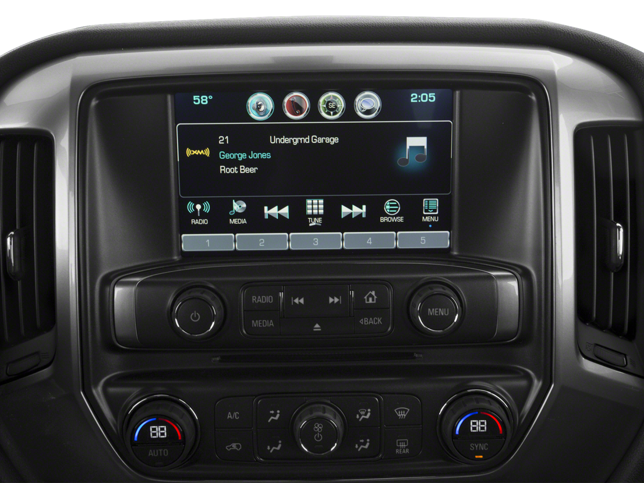 2017 Chevrolet Silverado 1500 Double Cab Standard Box 4-Wheel Drive LT