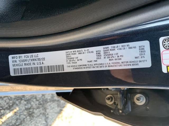 2021 RAM 1500 Laramie 4x4 Crew Cab 5'7" Box