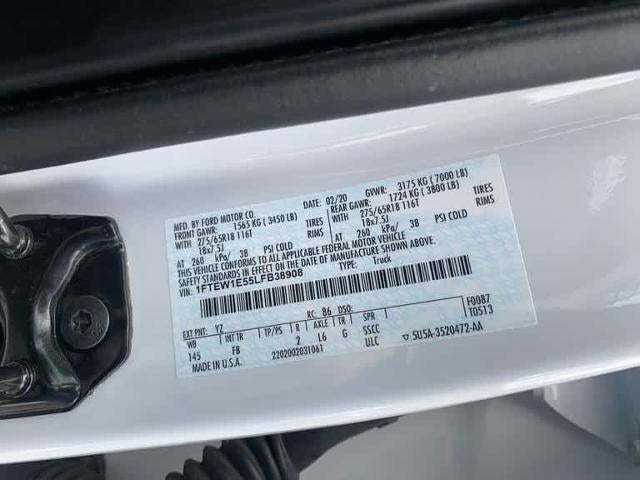 2020 Ford F-150 XLT 4WD SuperCrew 5.5' Box
