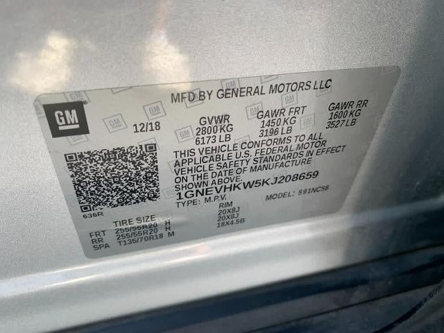 2019 Chevrolet Traverse AWD 3LT