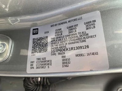 2024 GMC Canyon Crew Cab Short Box 4-Wheel Drive AT4