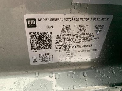 2024 Chevrolet Silverado 1500 Crew Cab Short Box 4-Wheel Drive LT 1LT