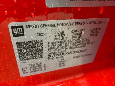 2025 GMC Sierra 1500 Crew Cab Short Box 4-Wheel Drive Elevation 3VL