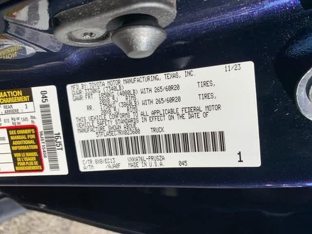 2024 Toyota Tundra 4WD SR5 CrewMax 6.5' Bed (Natl)