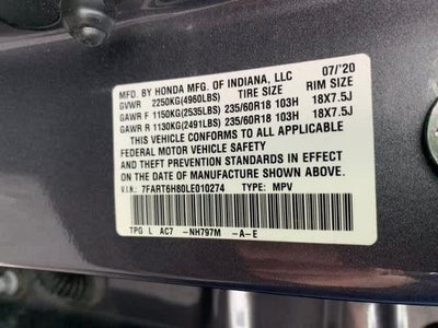 2020 Honda CR-V Hybrid EX-L AWD