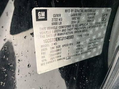 2018 Chevrolet Colorado Crew Cab Short Box 4-Wheel Drive Z71