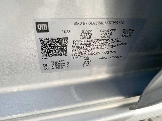 2022 Chevrolet Silverado 1500 LTD Crew Cab Short Box 4-Wheel Drive Custom