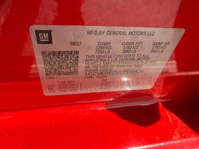 2018 Chevrolet Silverado 1500 Double Cab Standard Box 4-Wheel Drive LT