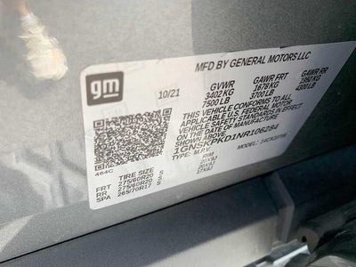 2022 Chevrolet Tahoe 4WD Z71