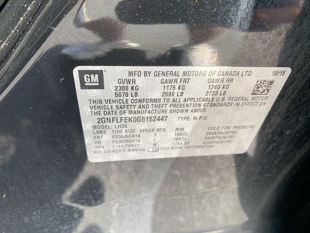2016 Chevrolet Equinox AWD LT