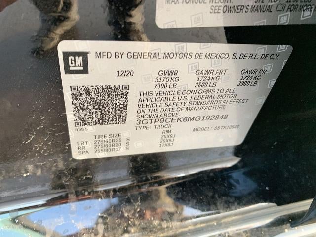 2021 GMC Sierra 1500 Crew Cab Short Box 4-Wheel Drive Elevation 3SB