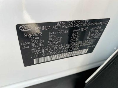 2019 Hyundai Santa Fe Limited 2.0T Auto AWD
