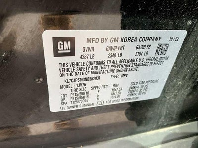 2022 Chevrolet Trax LT AWD Midnight Edition