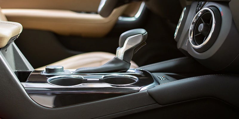 Chevy Blazer interior showcasing advanced gear design and modern styling.